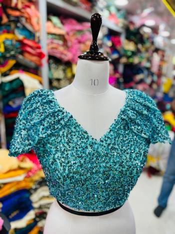 RK Vol 9 Designer Style Attractive Sequence Work Beautiful Blouse